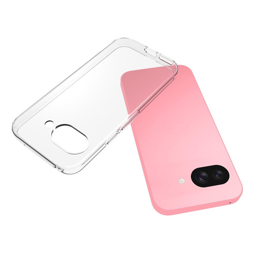 EIDERWOOD Google Pixel 9a Glossy Flexible Plastic Case - Transparent