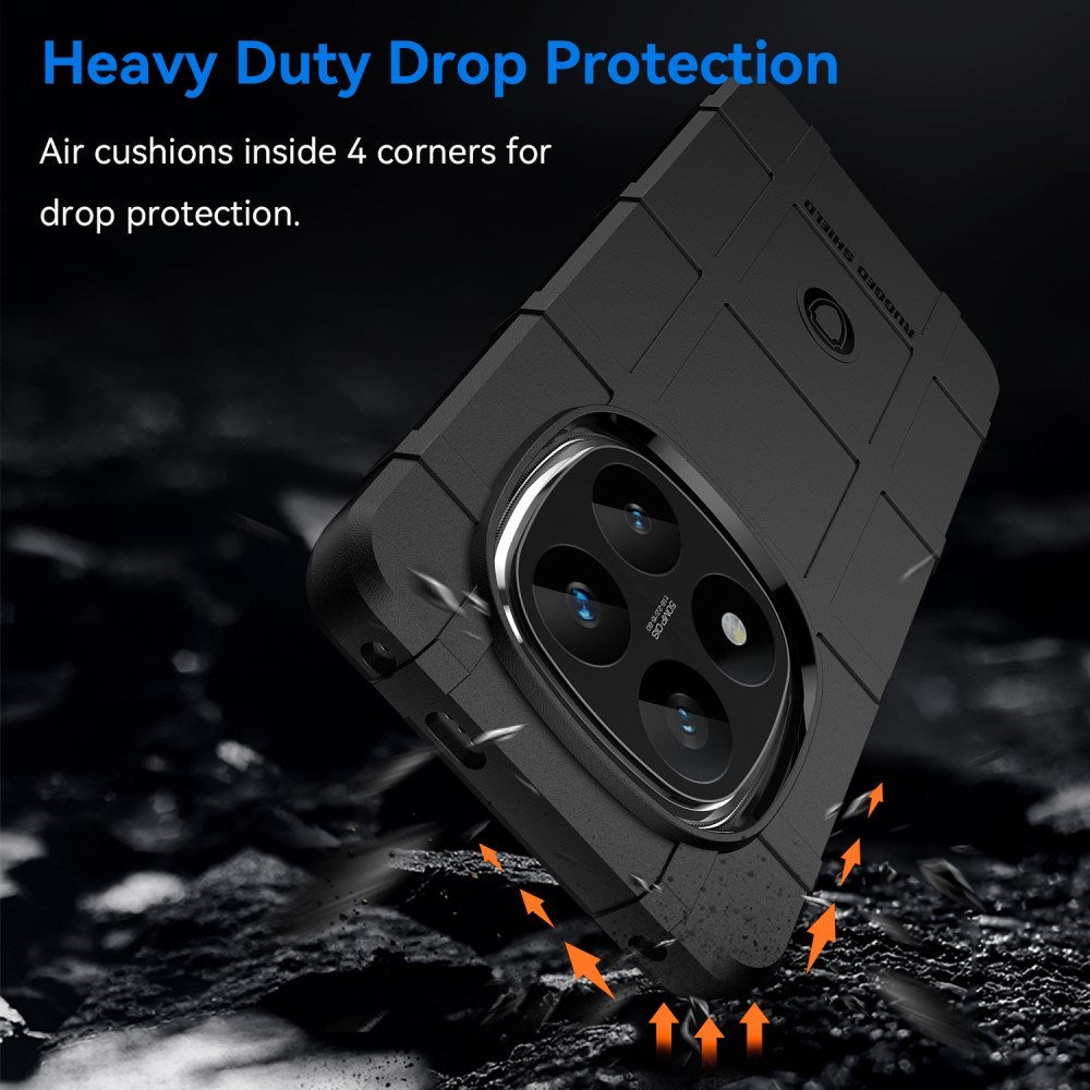 EIDERWOOD Xiaomi Redmi Note 14 Pro+ Rugged Shield Series Tough Case - Black