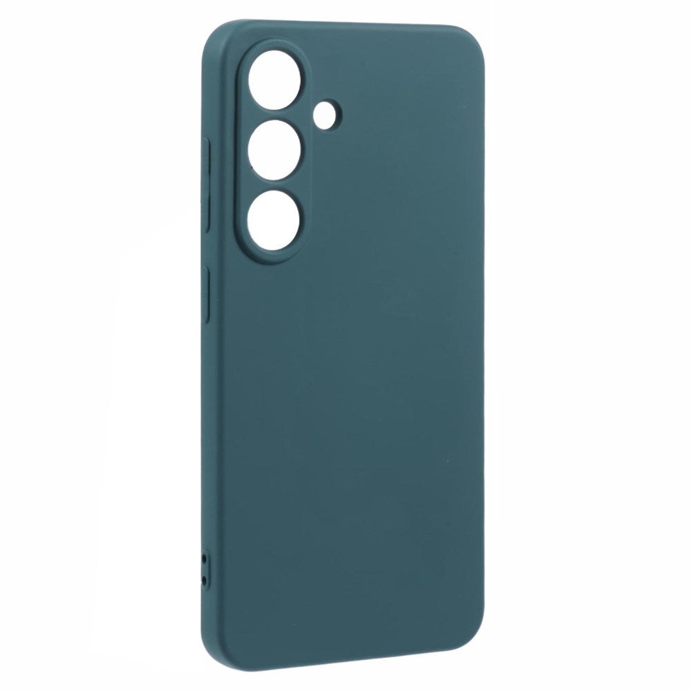 EIDERWOOD - Samsung Galaxy S25 Soft Plastic Case - Anti-Scratch Protection with Fiber Lining - Dark Green