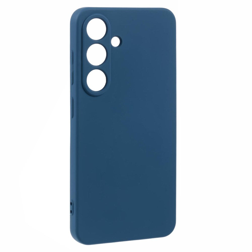 EIDERWOOD - Samsung Galaxy S25 Soft Plastic Case - Anti-Scratch Protection with Fiber Lining - Dark Blue