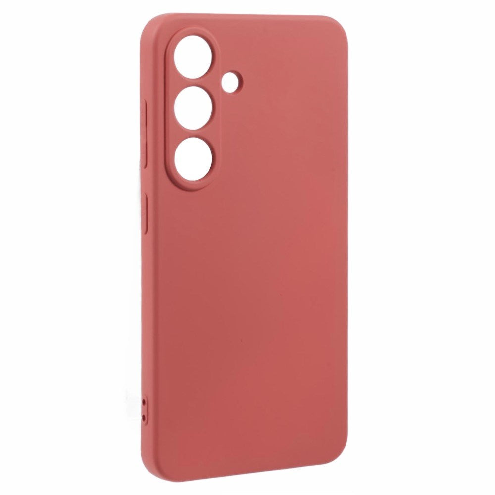 EIDERWOOD - Samsung Galaxy S25 Soft Plastic Case - Anti-Scratch Protection with Fiber Lining - Red