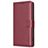 Samsung Galaxy A36 (5G) BINFEN Faux Leather Flip Case with RFID Blocking - Red