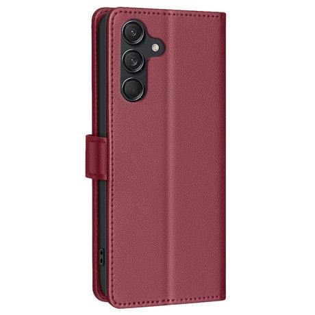 Samsung Galaxy A36 (5G) BINFEN Faux Leather Flip Case with RFID Blocking - Red