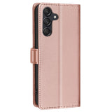 Samsung Galaxy A36 (5G) BINFEN Faux Leather Flip Case with RFID Blocking - Rose Gold