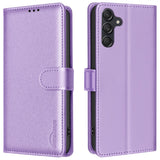 Samsung Galaxy A36 (5G) BINFEN Faux Leather Flip Case with RFID Blocking - Purple