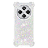 EIDERWOOD Xiaomi Redmi 14C Flexible Plastic Case with Liquid Glitter - Silver