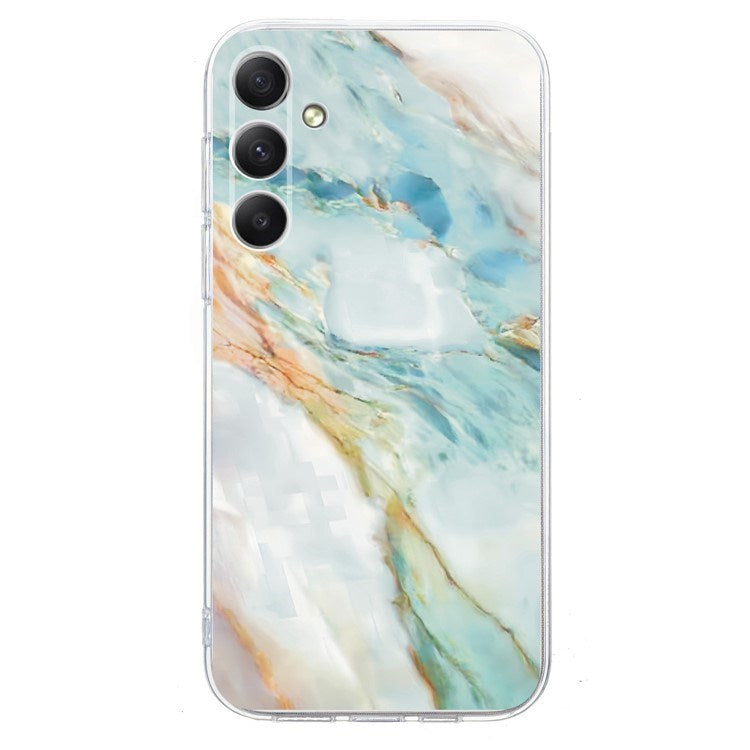 EIDERWOOD Samsung Galaxy S25 FE Flexible Plastic Case with Motif - Marble