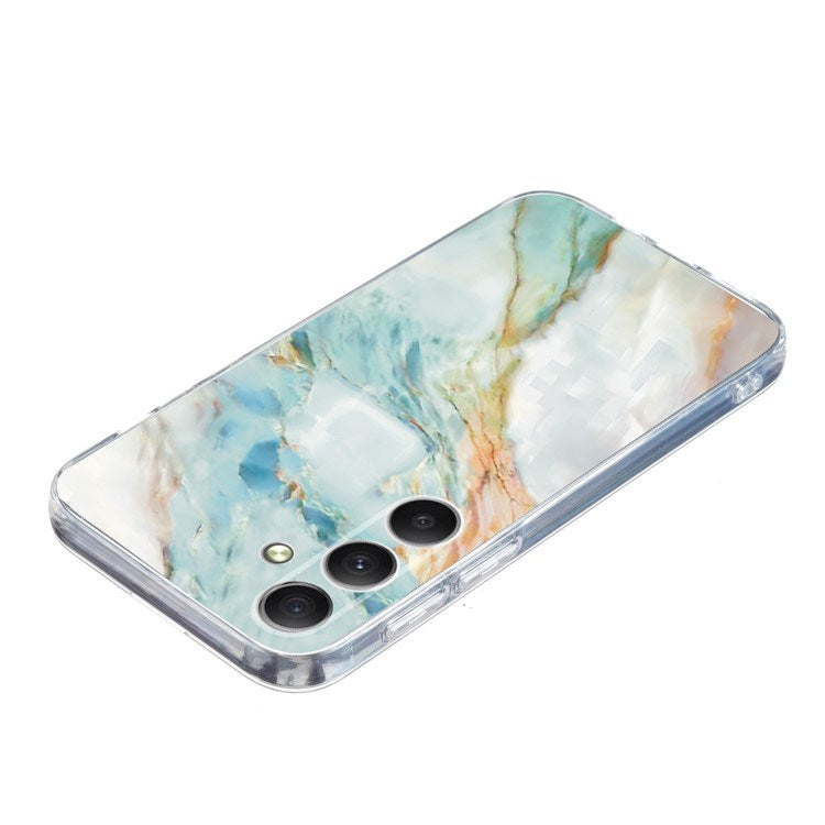 EIDERWOOD Samsung Galaxy S25 FE Flexible Plastic Case with Motif - Marble