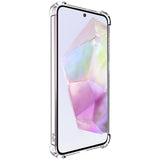 IMAK Samsung Galaxy A36 5G Shockproof Flexible Plastic Case - Transparent