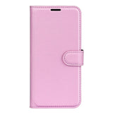 EIDERWOOD Motorola Moto G75 (5G) Faux Leather Flip Case with Cardholder & Stand Function - Pink