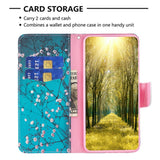 EIDERWOOD Samsung Galaxy S25 Ultra Faux Leather Case with Wallet & Stand Function - Tree with Flowers