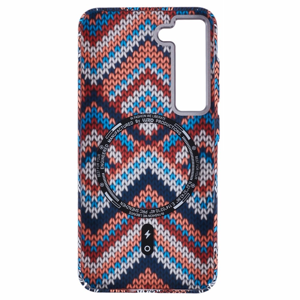 EIDERWOOD Patterned Carbon Case - Samsung Galaxy S23 - MagSafe Compatible - Retro Pattern