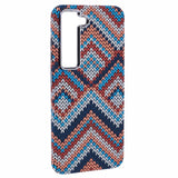 EIDERWOOD Patterned Carbon Case - Samsung Galaxy S23 - MagSafe Compatible - Retro Pattern