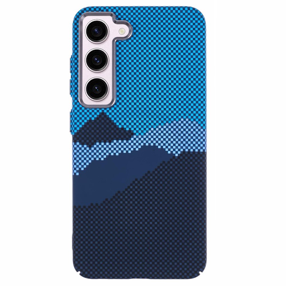 EIDERWOOD Patterned Carbon Case - Samsung Galaxy S23 - MagSafe Compatible - Blue Peak