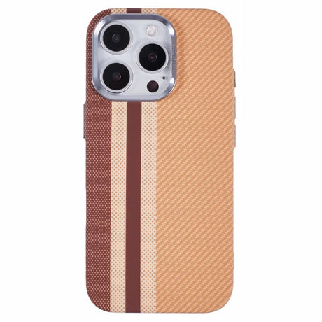 EIDERWOOD Patterned Carbon Case - iPhone 16 Pro - MagSafe Compatible - Light Stripes