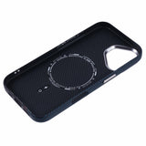 EIDERWOOD Patterned Carbon Case - iPhone 16 - MagSafe Compatible - Dark Colored Pattern