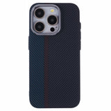 EIDERWOOD Patterned Carbon Case - iPhone 15 Pro - MagSafe Compatible - Dark Colored Pattern