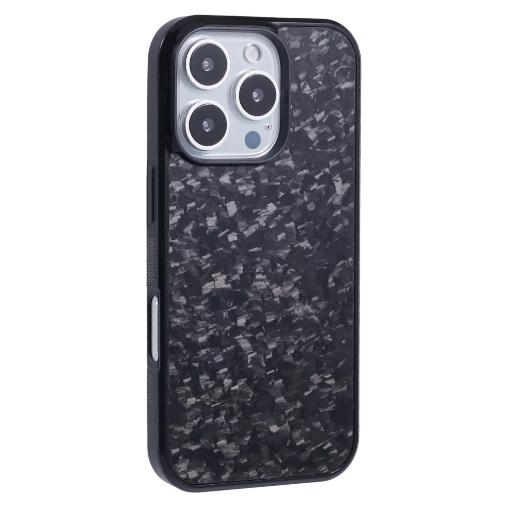 EIDERWOOD iPhone 16 Pro Non-Slip Carbon Fibers Case - MagSafe Compatible - Black