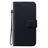EIDERWOOD Xiaomi Redmi 14C / Poco C75 Faux Leather Flip Case with Strap - Black