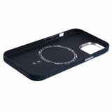 EIDERWOOD Patterned Carbon Case - iPhone 14 - MagSafe Compatible - Dark Colored Pattern