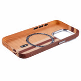 EIDERWOOD Patterned Carbon Case - iPhone 14 Pro - MagSafe Compatible - Light Stripes