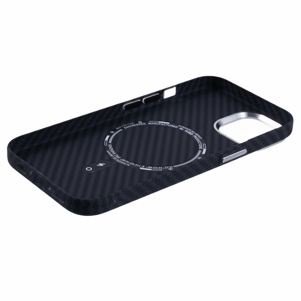 EIDERWOOD Patterned Carbon Case - iPhone 13 - MagSafe Compatible - Black