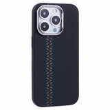 EIDERWOOD Patterned Carbon Case - iPhone 12/12 Pro - MagSafe Compatible - Dark ZigZag Pattern