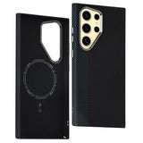 EIDERWOOD Patterned Carbon Case - Samsung Galaxy S23 Ultra - MagSafe Compatible - Dark Colored Pattern