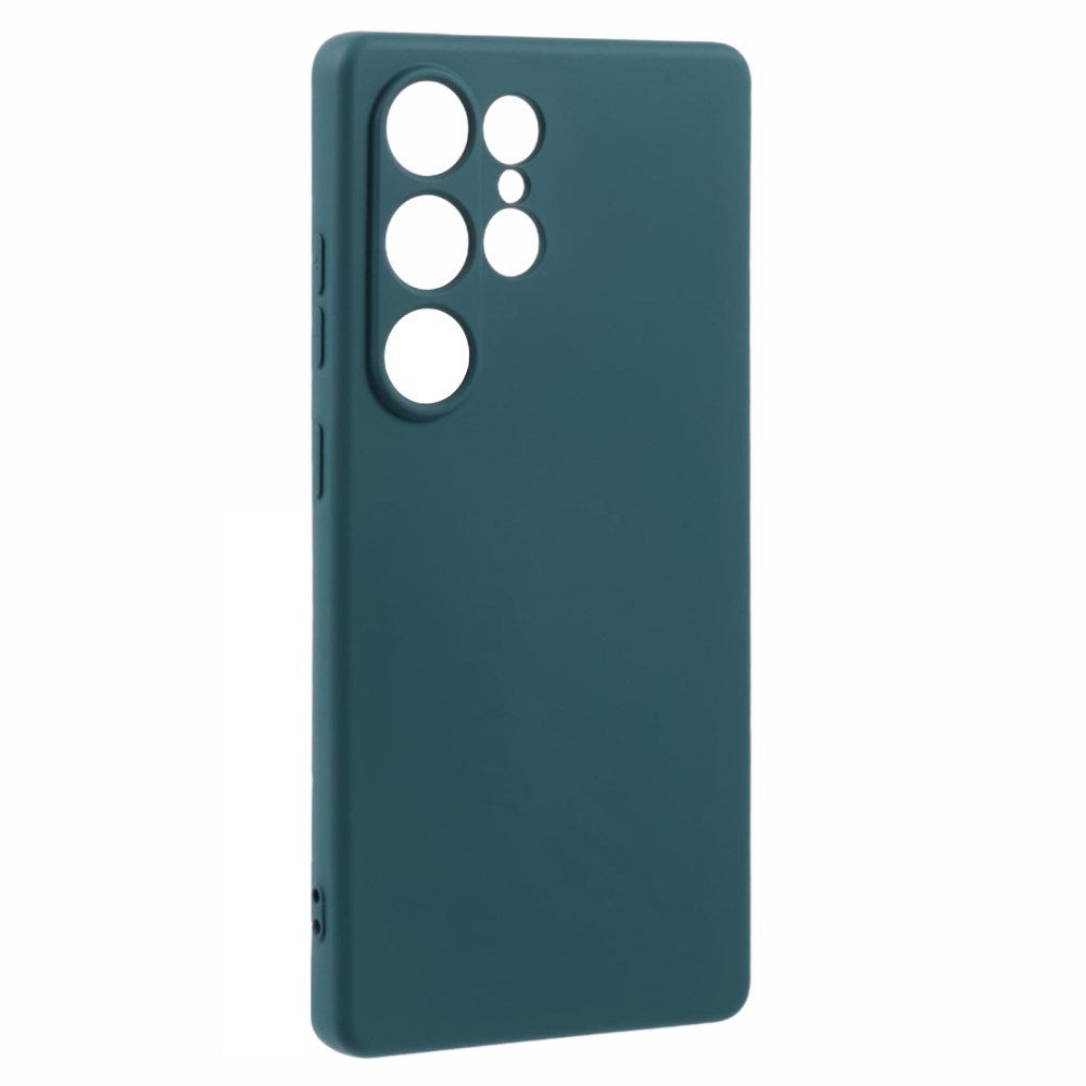 EIDERWOOD Samsung Galaxy S25 Ultra Lined Flexible Plastic Case - Dark Green