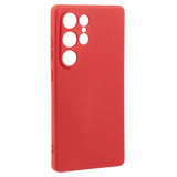 EIDERWOOD Samsung Galaxy S25 Ultra Lined Flexible Plastic Case - Red