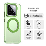 EIDERWOOD Xiaomi 15 Hybrid Plastic Case - MagSafe Compatible - Transparent / Green