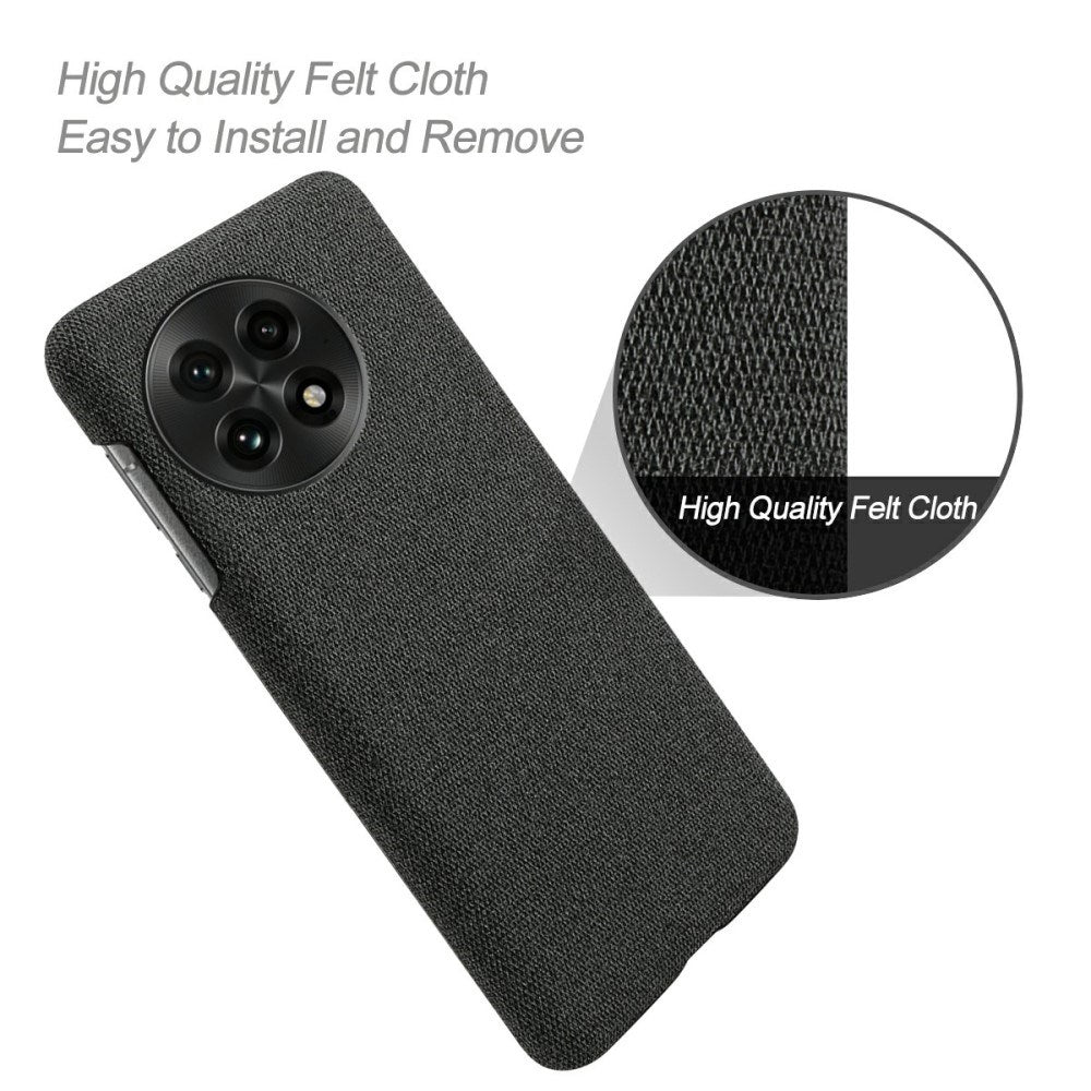 EIDERWOOD Fabric Covered Plastic Case - OnePlus 13 - Black