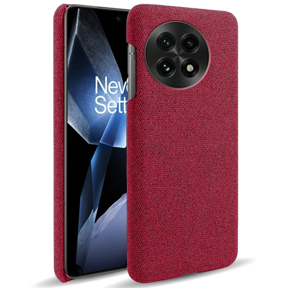 EIDERWOOD Fabric Covered Plastic Case - OnePlus 13 - Red