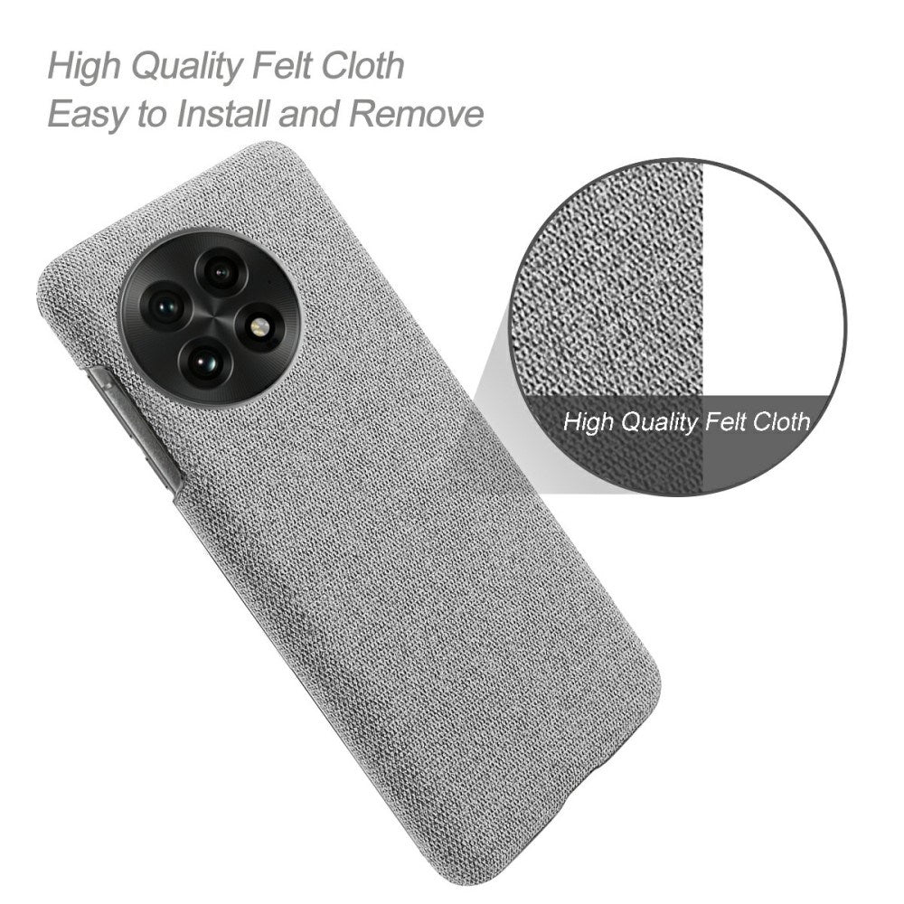 EIDERWOOD Fabric Covered Plastic Case - OnePlus 13 - Light Grey