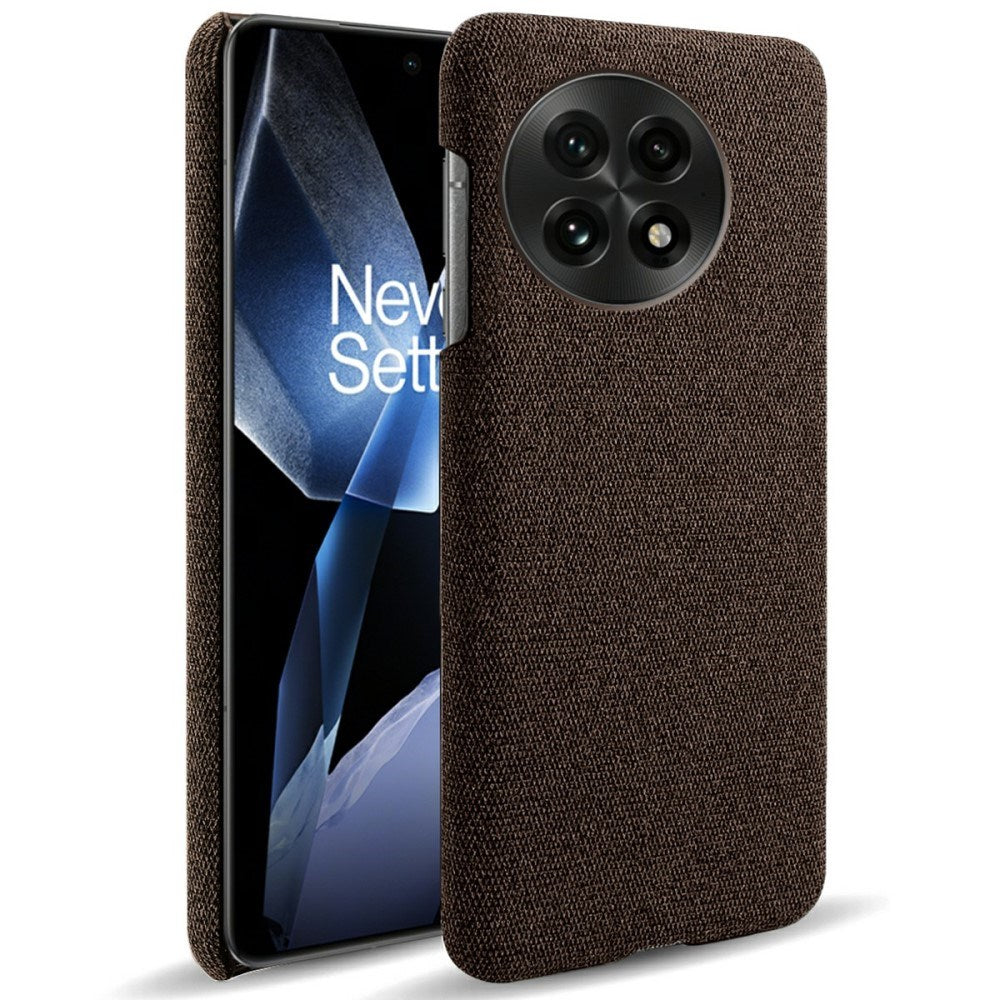 EIDERWOOD Fabric Covered Plastic Case - OnePlus 13 - Brown