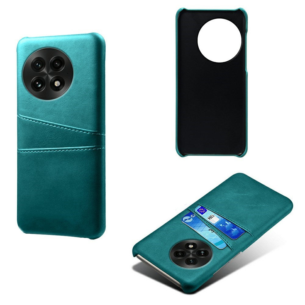 EIDERWOOD OnePlus 13 Faux Leather Case with Built-in Cardholder - Green