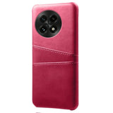 EIDERWOOD OnePlus 13 Faux Leather Case with Built-in Cardholder - Pink