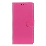 EIDERWOOD Xiaomi Redmi Note 14 (4G) Faux Leather Flip Case with Cardholder & Stand Function - Pink