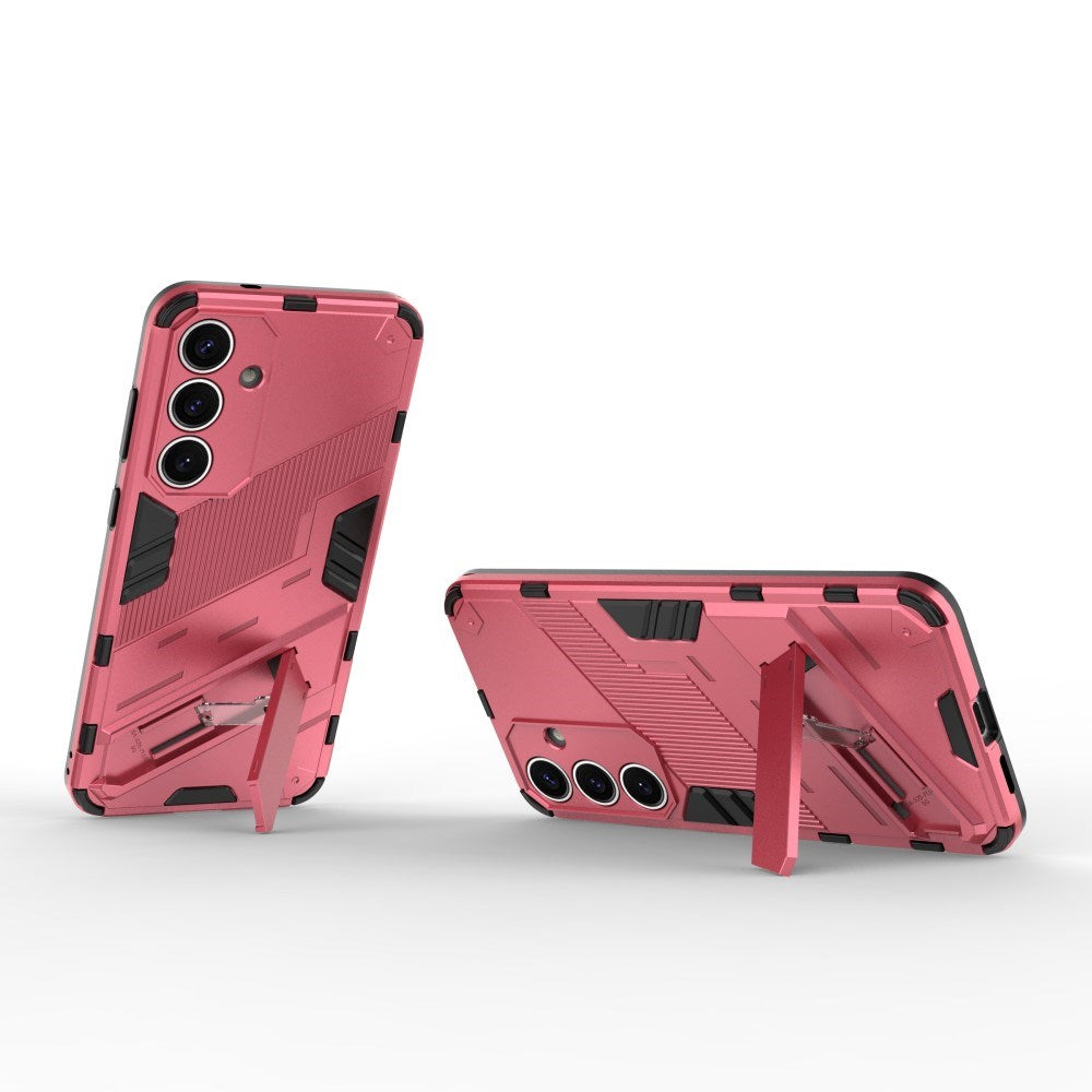 EIDERWOOD Samsung Galaxy S25+ (Plus) Rugged Case with Built-in Kickstand - Pink