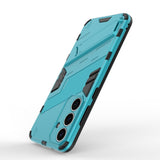 EIDERWOOD Samsung Galaxy S25+ (Plus) Rugged Case with Built-in Kickstand - Blue