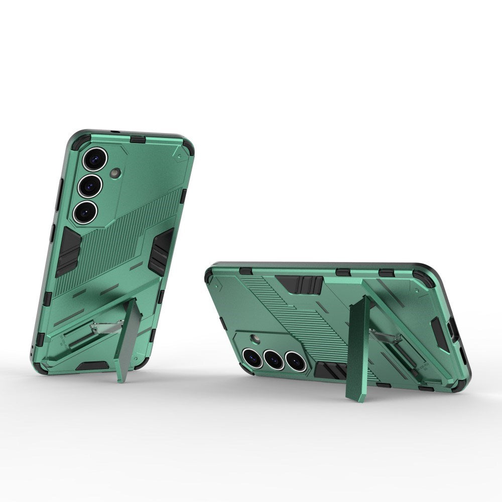 EIDERWOOD Samsung Galaxy S25+ (Plus) Rugged Case with Built-in Kickstand - Green