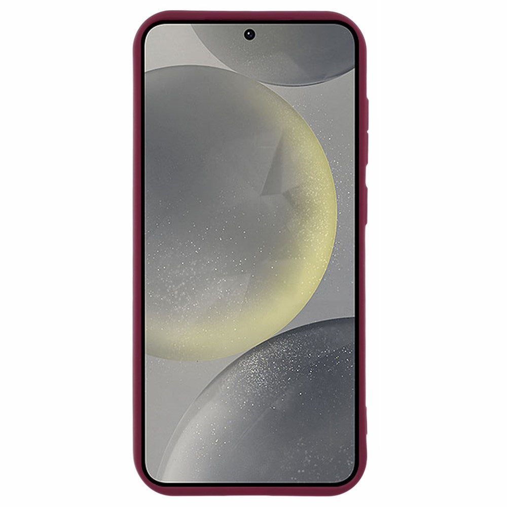 EIDERWOOD Anti-Slip Flexible Plastic Case - Samsung Galaxy S25 - Red