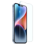 NORTHJO iPhone 14 Protection Set with Flexible Plastic Mobile Case with Tempered Glass Protector - Transparent