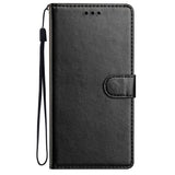 EIDERWOOD Xiaomi Redmi Note 14 Pro (5G) / Poco X7 Faux Leather Flip Case with Strap - Black