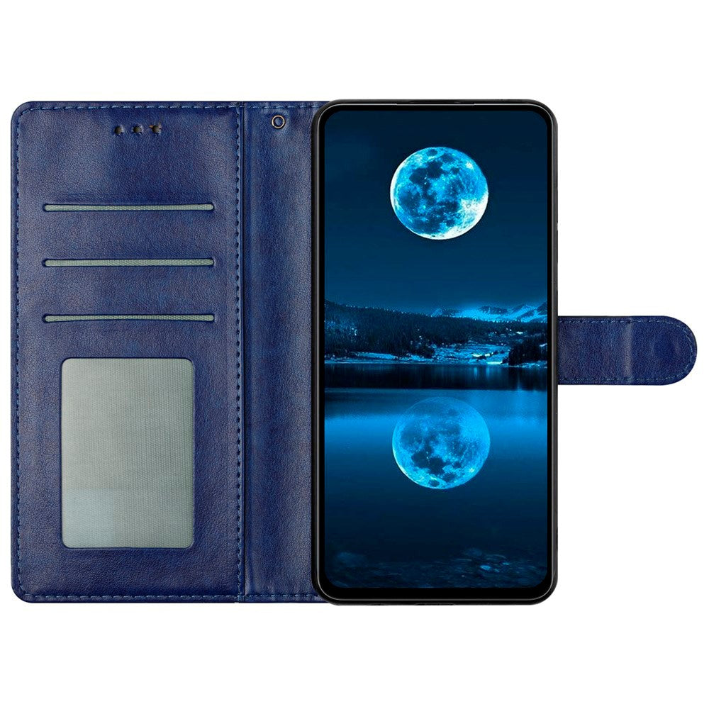 EIDERWOOD Xiaomi Redmi Note 14 Pro (5G) / Poco X7 Faux Leather Flip Case with Strap - Blue