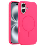 EIDERWOOD iPhone 16 Silicone Case - MagSafe Compatible - Hot Pink