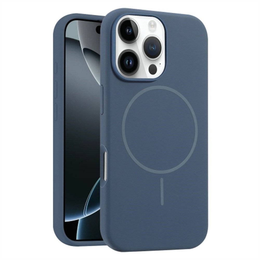 EIDERWOOD iPhone 16 Pro Silicone Case - MagSafe Compatible - Dark Blue