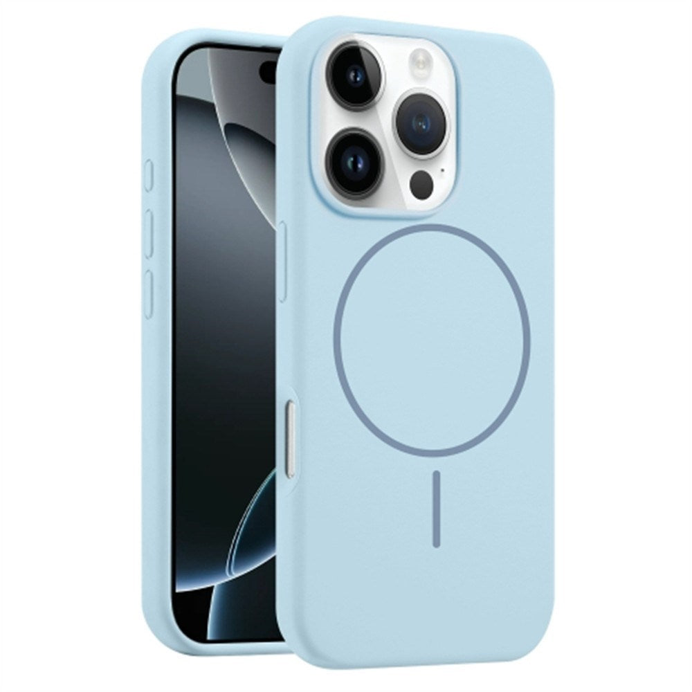 EIDERWOOD iPhone 16 Pro Silicone Case - MagSafe Compatible - Light Blue
