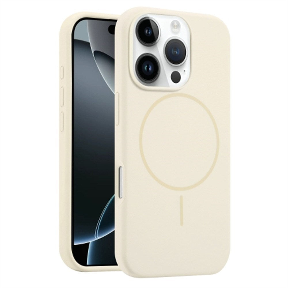 EIDERWOOD iPhone 16 Pro Silicone Case - MagSafe Compatible - Beige
