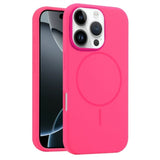EIDERWOOD iPhone 16 Pro Silicone Case - MagSafe Compatible - Hot Pink
